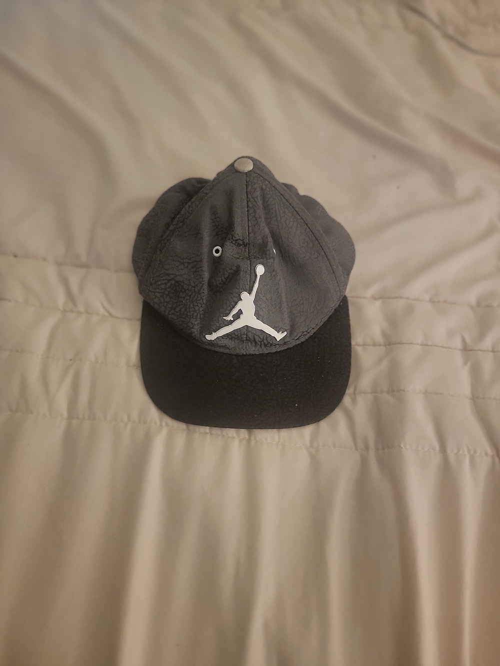 Jordan Gray and Black Jumpman Baseball Hat